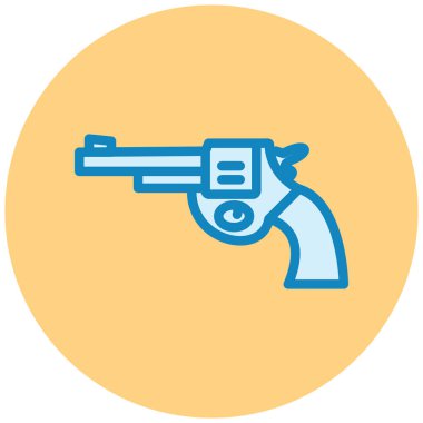 Silah. Web simgesi basit illüstrasyon