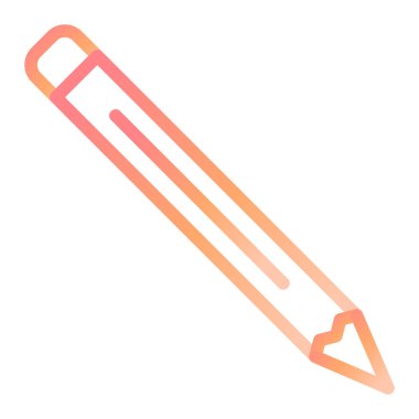 Kalem. Web simgesi basit illüstrasyon 