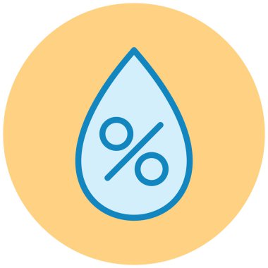 Su damlası. Basit resimleme