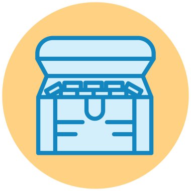 Kutu. Web simgesi basit illüstrasyon