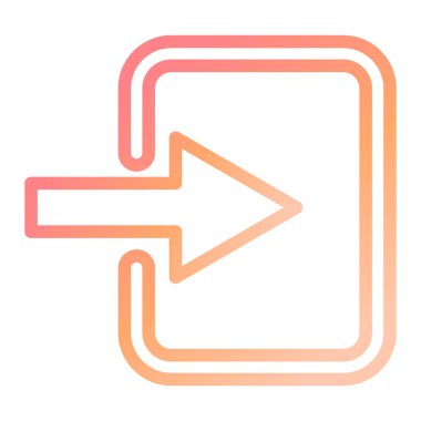 ok vektör simgesi. biçim ince çizgi ve düz semboldür.