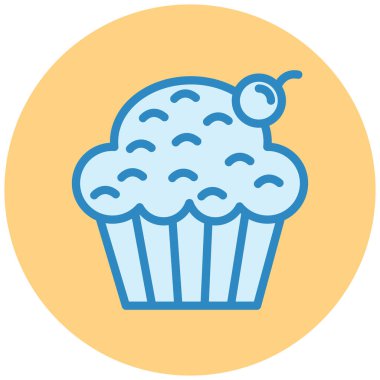 Tatlım. Web simgesi basit illüstrasyon