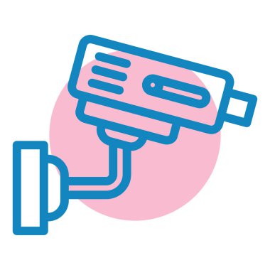 Kamera modern simgesinin vektör illüstrasyonu