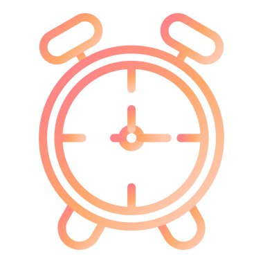 Çalar saat. Web simgesi basit illüstrasyon 