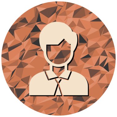 avatar. Web simgesi basit illüstrasyon