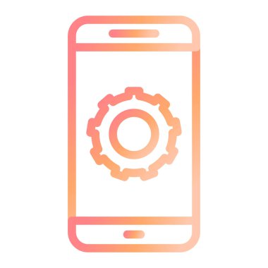 mobil uygulama vektör simgesi