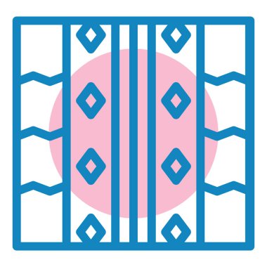 harita simgesi, vektör illüstrasyonu basit tasarım