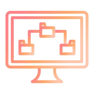 Kontrol et. Web simgesi basit illüstrasyon 