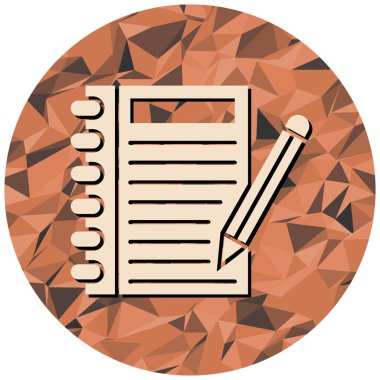 Modern eğitim ikonunun vektör illüstrasyonu