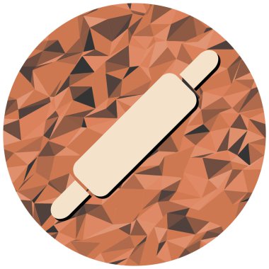 Beyzbol sopası ikonu. vektör illüstrasyonu