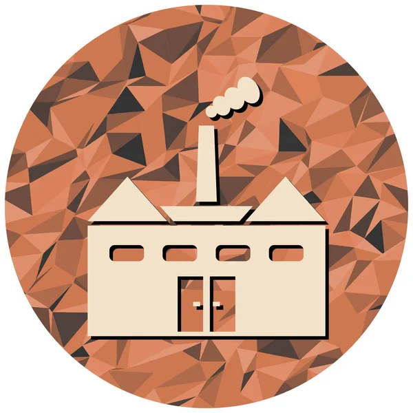 Bir nükleer simgenin vektör illüstrasyonu