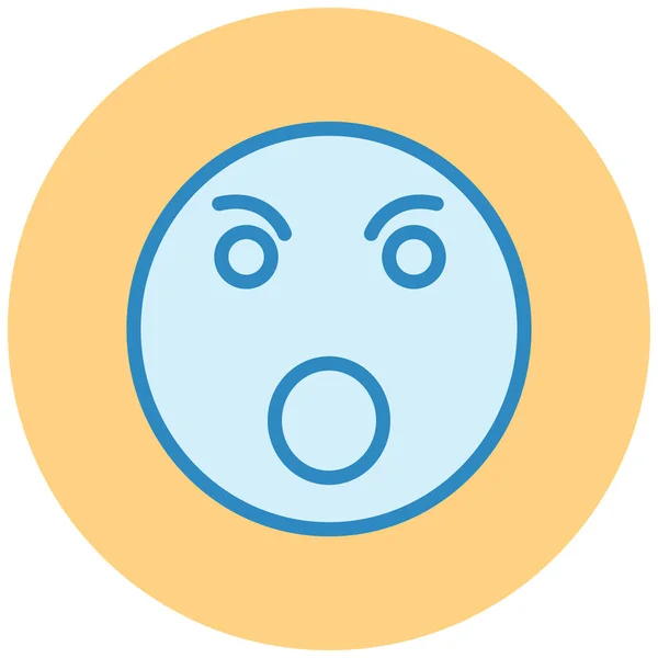 Emoji Vagyok Web Ikon Vektor Illusztráció — Stock Vector