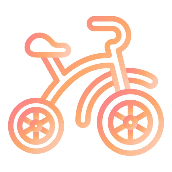 Illustration Vectorielle Icône Moderne Tricycle — Image vectorielle