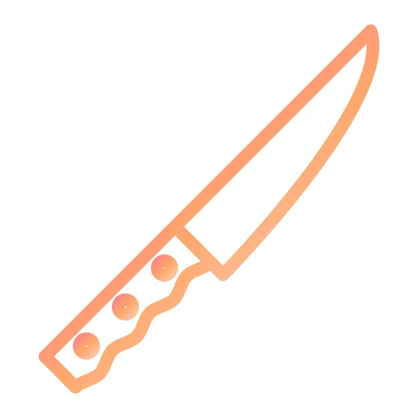 Couteau Coupe Icône Web Illustration Simple — Image vectorielle