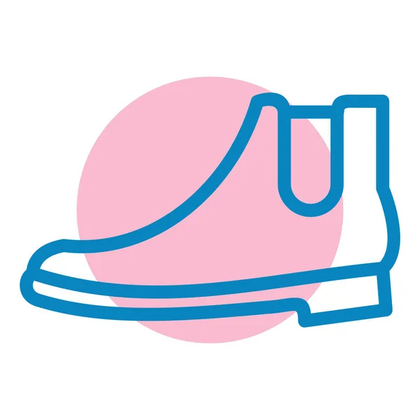 Shoe Helmet Icon Vector Illustration Design — Stock Vector