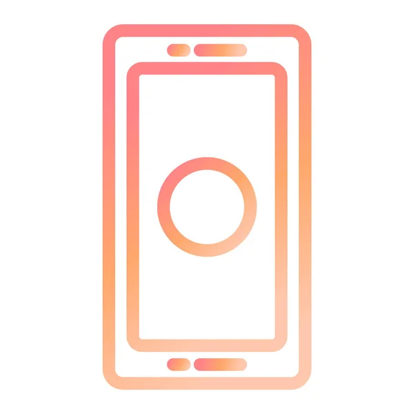 Mobile Payment Web Ikone Einfaches Design — Stockvektor