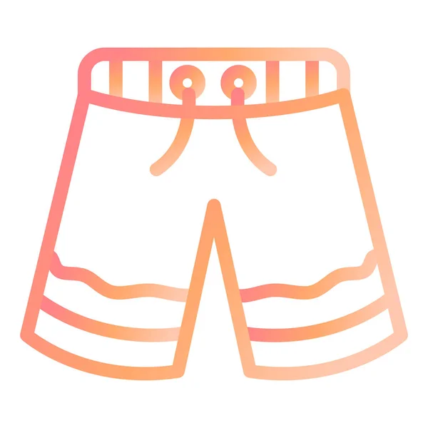 Shorts Web Icon Simple Illustration — Stock Vector