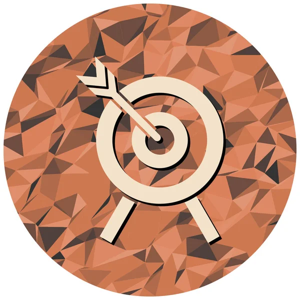 hedef simge vektör illüstrasyonu