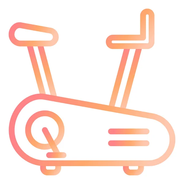 Exercising Bike Modern Icon Vector Illustration — Vector de stock