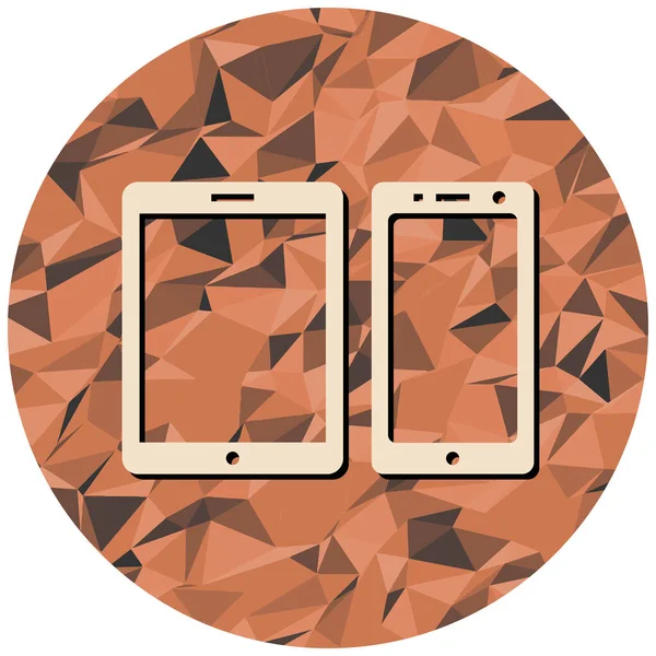 Smartphone ve tablet simgeler 