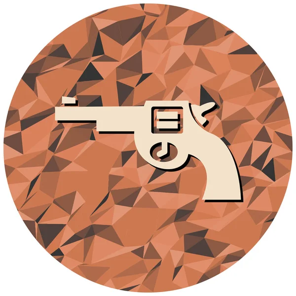 Silah ikonu. vektör illüstrasyonu