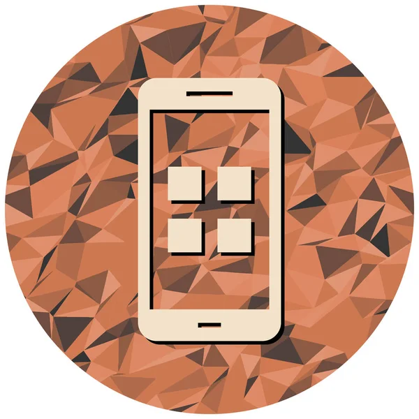 cep telefonu simgesi. web tasarımı için akıllı telefon vektör simgelerinin düz çizimi