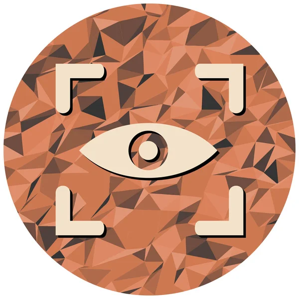 Göz simgesi, vektör illüstrasyonu