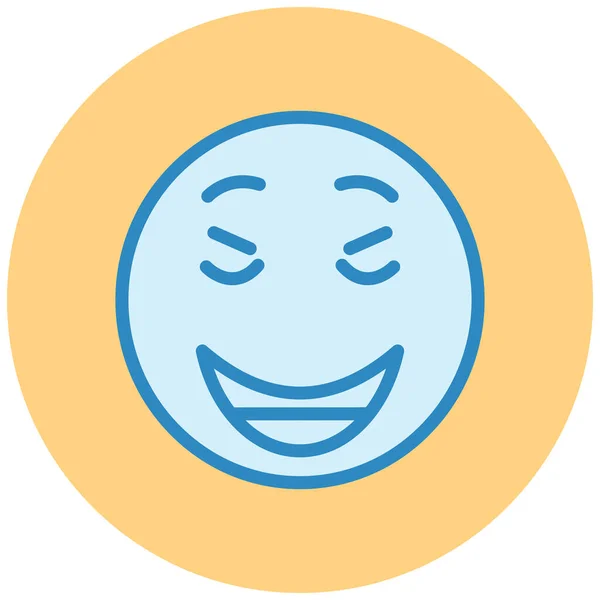 Emoji Icône Web Illustration Simple — Image vectorielle