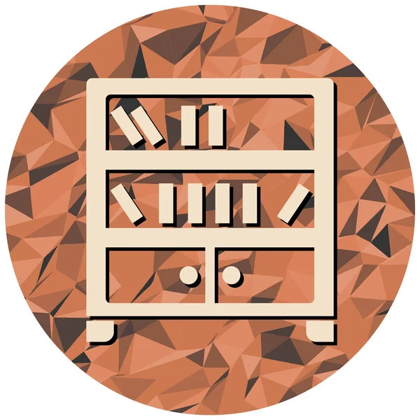 Kütüphanenin vektör illüstrasyonu 