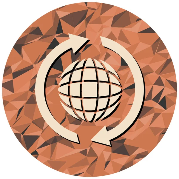 Modern ve temiz simgenin vektör illüstrasyonu