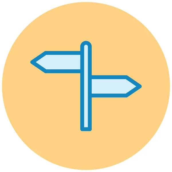 Flèche Direction Illustration Simple — Image vectorielle
