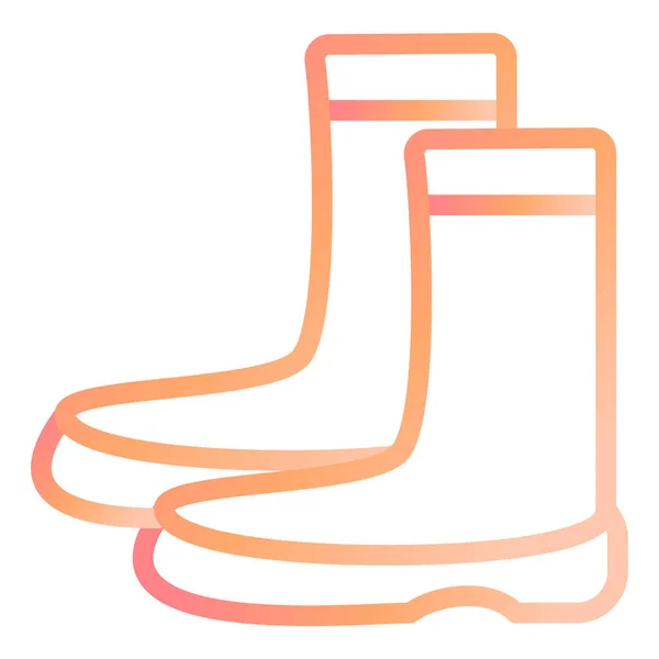 Boots Web Icon Simple Illustration — Stock Vector