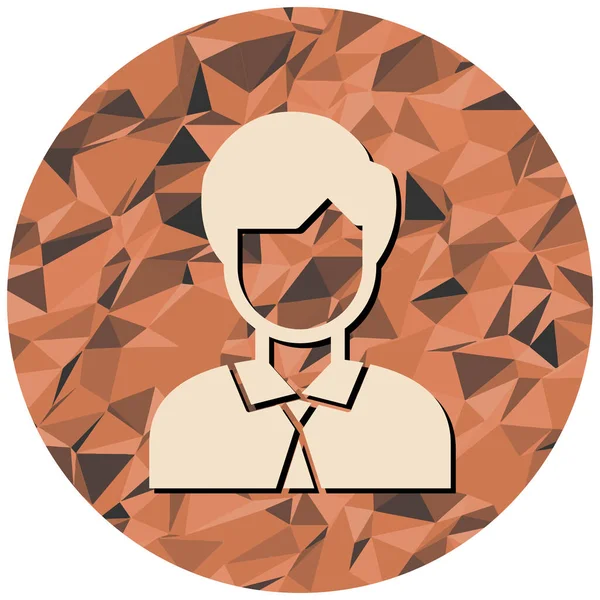 avatar. Web simgesi basit illüstrasyon