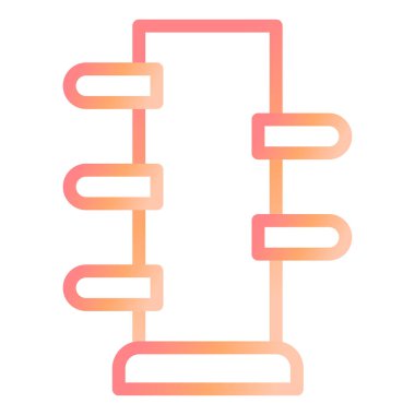 Wing Chun modern ikon vektör çizimi 