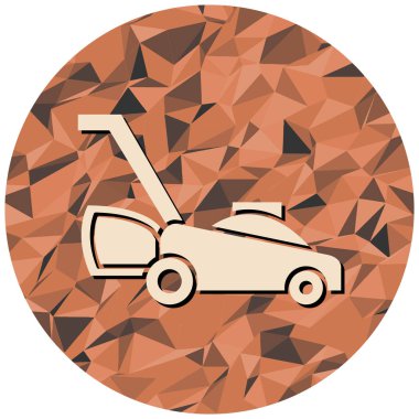 Araba ikonu. Web için polis kamyonu vektör simgelerinin düz çizimi