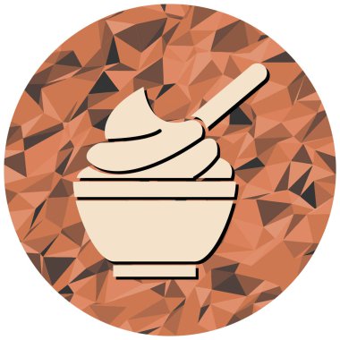 Vektör illüstrasyonu, simge ögesi arkaplanı