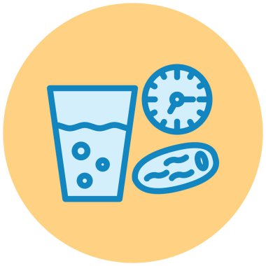 Su. Web simgesi vektör illüstrasyonu