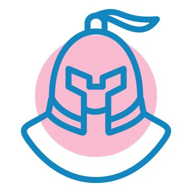 Şapka. Web simgesi basit illüstrasyon