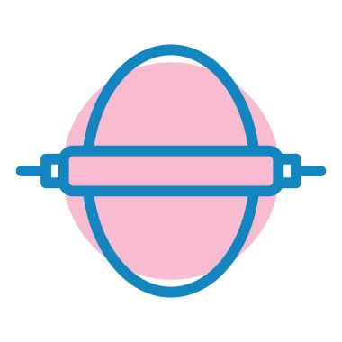 Basit bir simgenin yumurta vektör çizimi