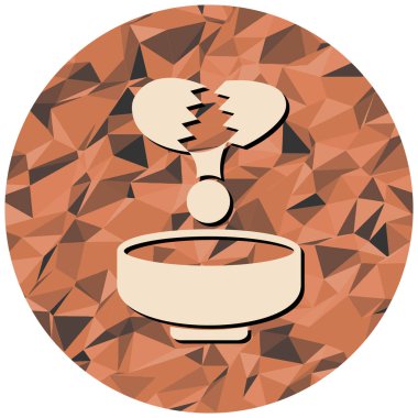 Modern simgenin vektör illüstrasyonu