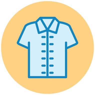 Tişört. Web simgesi basit illüstrasyon