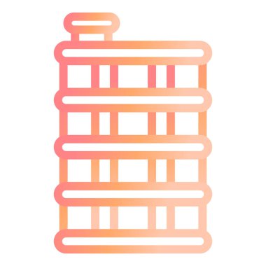 Fıçı. Web simgesi basit illüstrasyon 