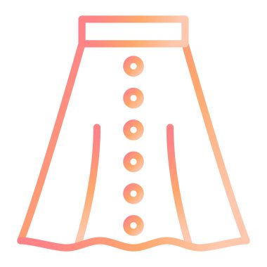 etek modern simge vektör illüstrasyonu 