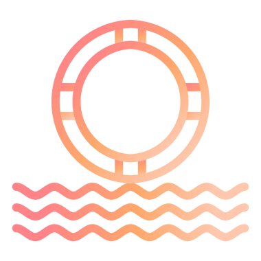 Lifebuoy vektör simge tasarlamak