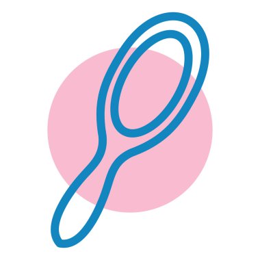 Güzellik ve moda simgelerinin vektör çizimi