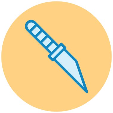 Kalem. Web simgesi basit illüstrasyon