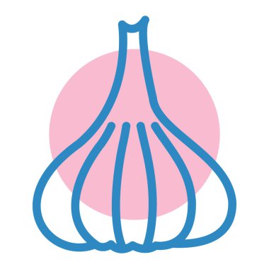 Soğan. Web simgesi basit illüstrasyon