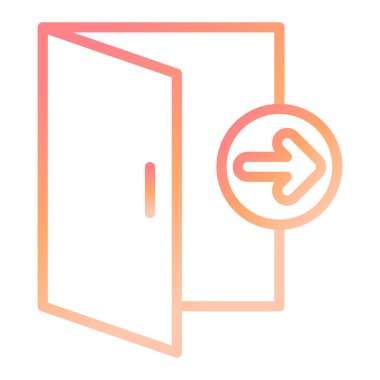 Modern simge vektör illüstrasyonundan çık 