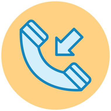 - Telefon. Web simgesi basit illüstrasyon