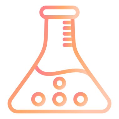 Beakers modern simge vektör illüstrasyonu 